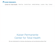 Tablet Screenshot of centerfortotalhealth.org